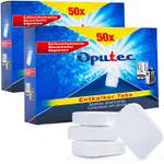 100x Oputec Kaffeemaschinen Entkalker Tabs