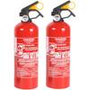GP-1X -2 Stück ABC-Pulverfeuerlöscher von HausundWerkstatt24