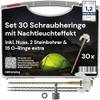 Schraubheringe Set mit Leuchteffekt von ABCamping