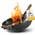 Carbonstahl-Wok von asiastreetfood