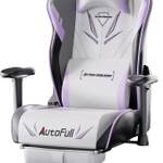 Gaming-Stuhl mit Fußstütze