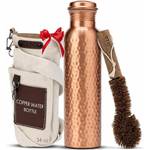 Ava Designz Wasserflasche aus reinem Kupfer