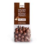 Nüsse mit Schokolade überzogen