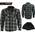 KEV-SHRT-BK-GY-XL von Texpeed