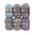 Sockenwolle 4 Lagen Farbset 6 von Comfort Wolle