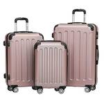 BEIBYE 2045 Zwillingsrollen 3tlg. Reisekoffer