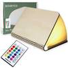 Buchlampe Holz mit Farbwechsel von BONNYCO