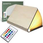 Bonnyco Buchlampe Holz mit Farbwechsel