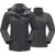 Camel Crown 3-in-1-Damen-Skijacke