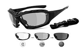 Motorradbrille (selbsttönend)