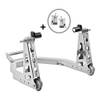 Motorrad Montageständer Silber Hinten von ConStands