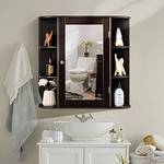 COSTWAY Spiegelschrank Badezimmer