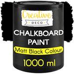 Creative Deco Wandfarbe Schwarz (matt)