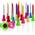 Mehrfarbige Kunststoff-Golftees von Crestgolf