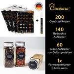 Cuccinara Gewürzgläser