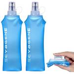 Cybgene 2er Faltbare Trinkflasche