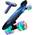Skateboard von D Deleven