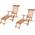 Teak-Holz Deckchair Puccon 4251068927747 von SAM