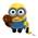 Bob mit Bär von Minions