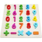 Easy Foxy Toy Zahlen-Holzpuzzle