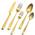 Besteck gold von Eiubuie