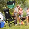 Campingstuhl faltbar mit Beinauflage von Eloneo