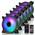 DE2-rgb slim fan with hub X-5P von EZDIY-FAB