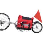 Festnight 2-in-1-Lastenfahrrad-Transportanhänger