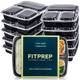 Fitprep 3-fach Meal-Prep-Boxen ‎FP31-C Produktvergleich