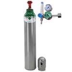 Gasflasche mit Minderer Reines 4.8 Argon