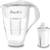 PearlCo Glas Wasserfilter weiß