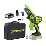 Greenworks GW 24V Mini Akku-Kettensäge