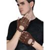 Fingerlose Lederhandschuhe von Gsg Since 1998
