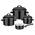 Kochtopf-Set Black & White von GSW