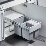 Hailo Raumspar Tandem Küchen-Abfalleimer