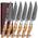 Damast-Steakmesser-Set von HEZHEN