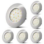 Hibay 6 LED-Einbaustrahler