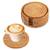 Hisdricus Rattan Untersetzer Set