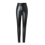 Leder-Leggings
