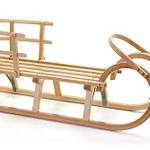 Schlitten mit Lehne