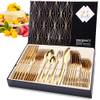 Gold Besteck Set von HUIKAILI