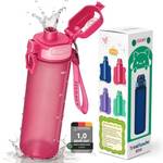 Ijiamy Trinkflasche mit Fruchteinsatz
