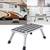 Johgee stabile Aluminium Klapptritt Trittleiter