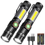 Karrong Taschenlampe LED Magnet USB