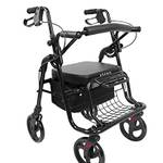 Rollator mit Fußstützen