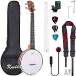 Kmise Professionelle Tenor-Banjo-Ukulele