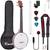 Kmise Professionelle Tenor-Banjo-Ukulele