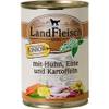 Junior mit Huhn, Ente und Kartoffeln von Landfleisch