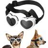 Sonnenbrille für Hunde herzförmig von Lewondr