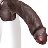 Schwarz Dicker Realistischer Dildo von Leyuto
